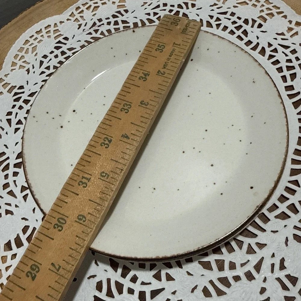 J&G Meakin Lifestyle Bread Butter Plates Set Of 2 England Speckled 6.5